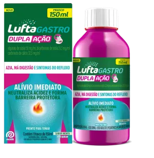 LuftaGastro Dupla Ação Garrafa 150ml