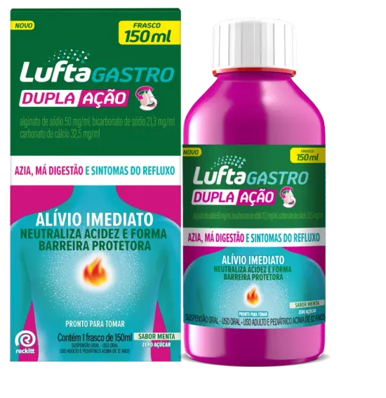 LuftaGastro Dupla Ação Garrafa 150ml