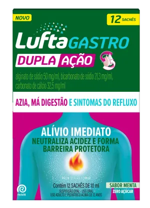 LuftaGastro Dupla Ação Sachê 12x10ml
